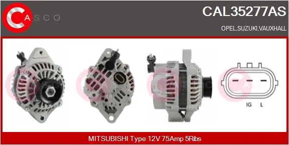 CAL35277AS Casco