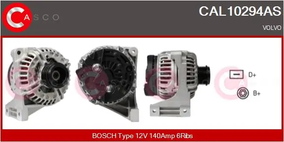 Alternador del motor Volvo XC90 desde 92,93 €