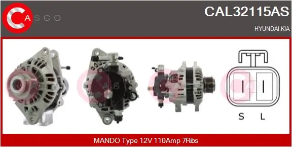 Alternador del motor KIA Sorento  desde 145,20 €