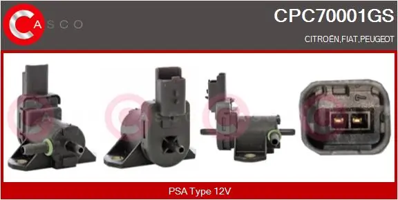 Válvula de solenoide de control de mariposa EGR VAG 9688124580