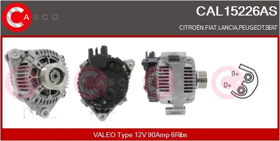 CAL15226AS Casco