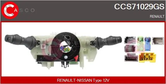 Interruptor de la columna de dirección completo Renault Megane III familiar (KZ0, KZ1) (2008 - 2016) precio, desde 46,46 EUR
