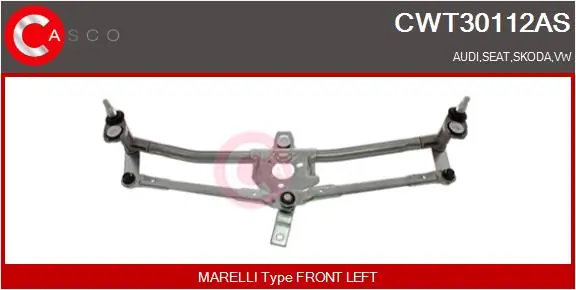 Trapezio del limpiaparabrisas Audi A3 