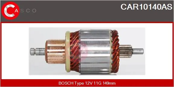 Inducido del motor de arranque 1004011221 Bosch
