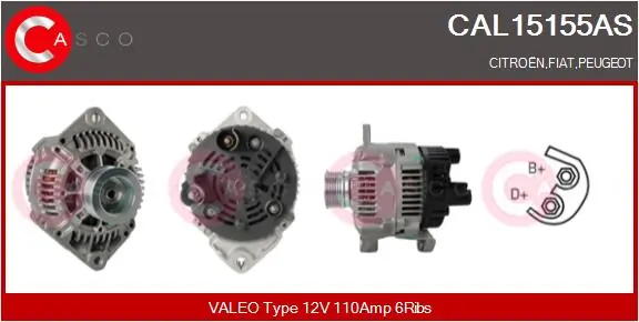 CAL15155AS Casco