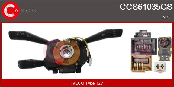 Conmutador columna dirección para Iveco Daily