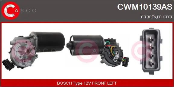 Comprar Motor del limpiaparabrisas Peugeot 206 2E, K a bajo precio