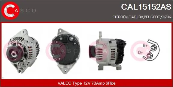 CAL15152AS Casco