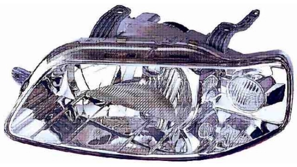 Faro delantero derecho Chevrolet Aveo I