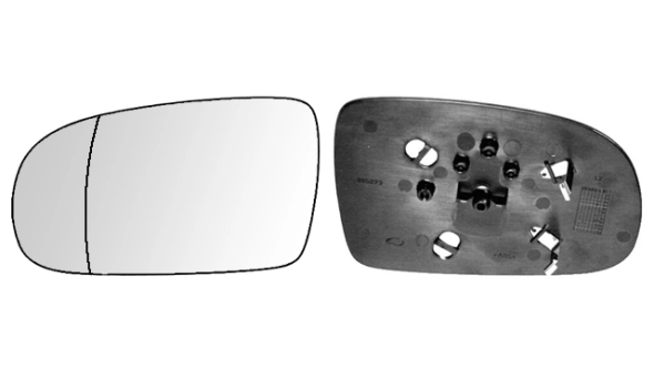 8101516 Kraft Cristal de espejo retrovisor exterior izquierdo