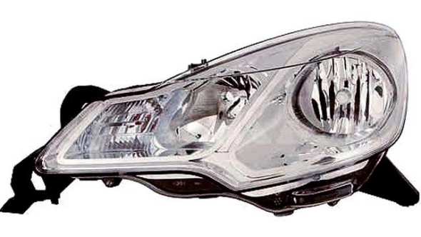 Faro delantero derecho para Citroen C3 II (A51)