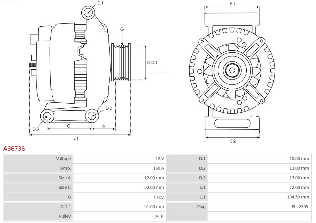 Alternador 440579 VALEO