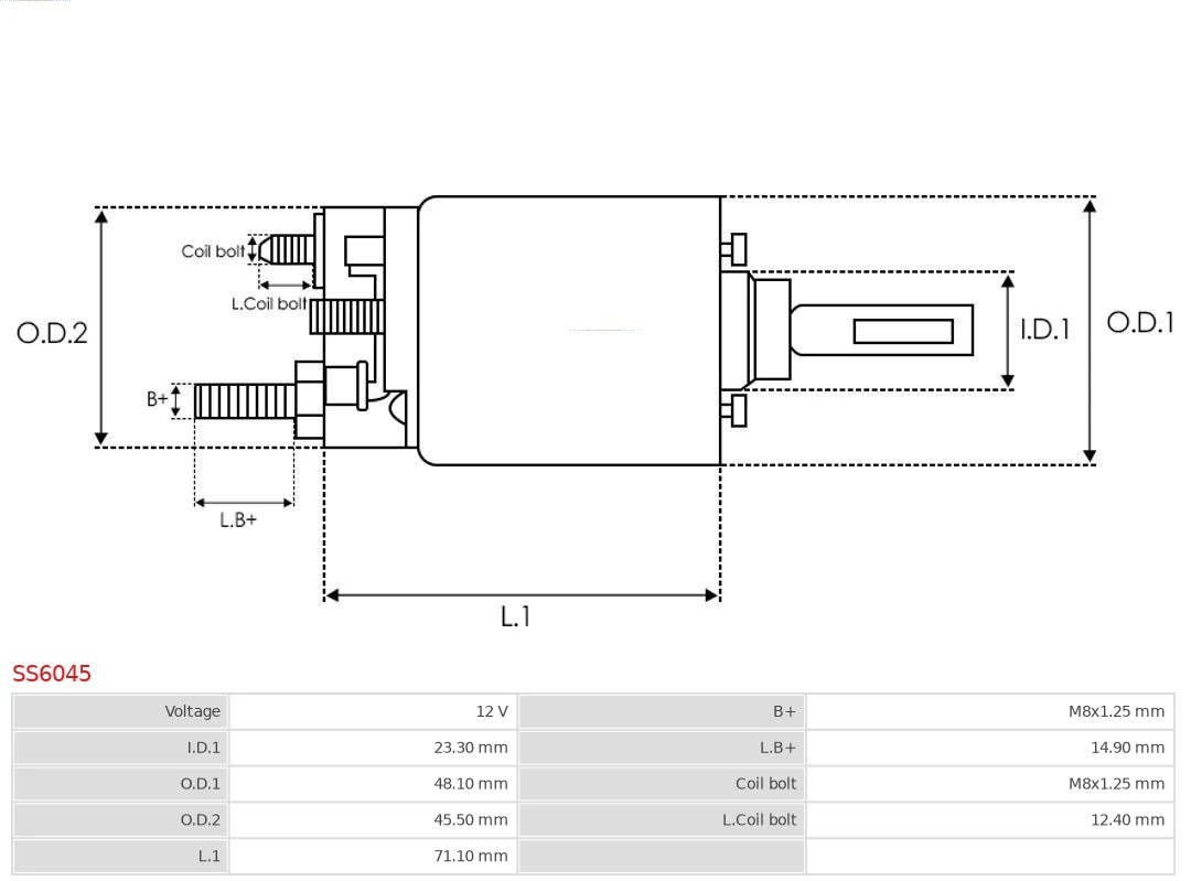 Comprar SS6045 As-pl Interruptor magnético de arranque