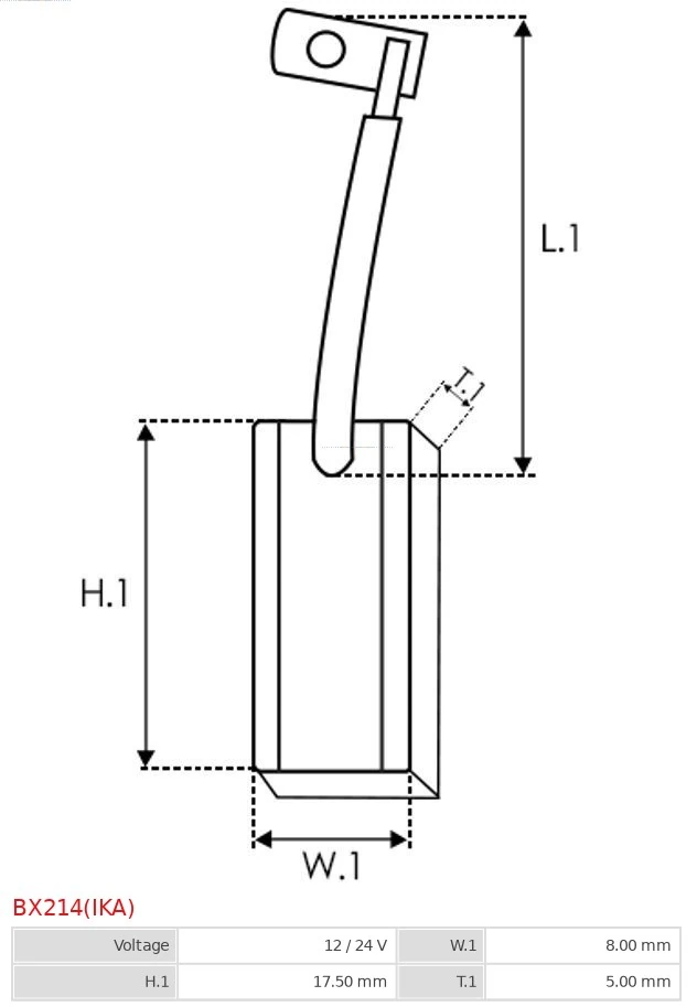 Escobillas de alternador Seat Toledo I