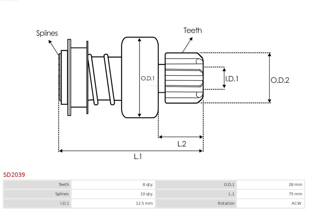 Comprar SD2039 As-pl Bendix