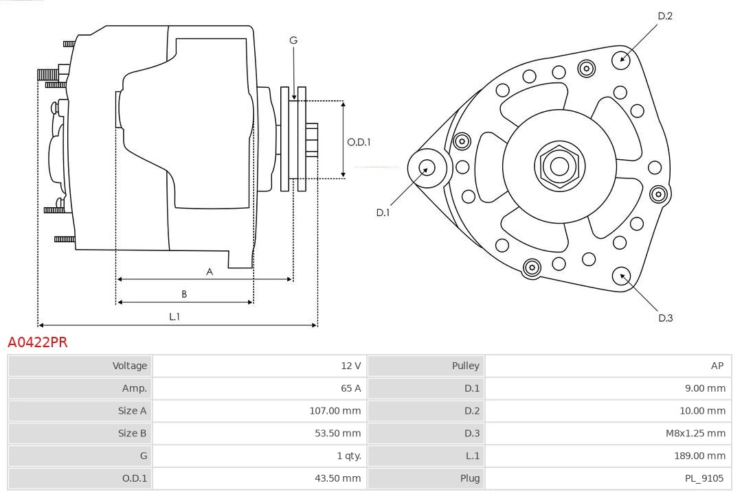 Generador As-pl A0422PR