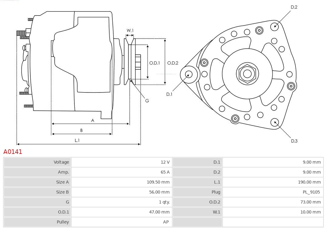 Generador As-pl A0141