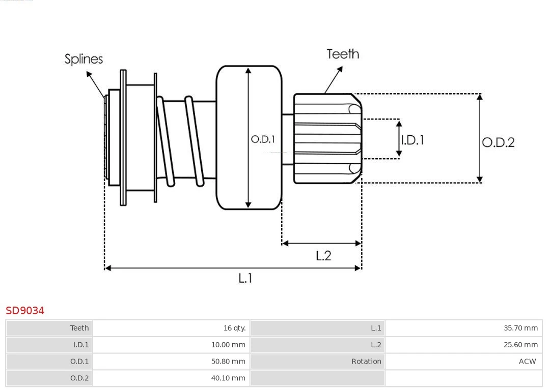 Bendix SD9034 As-pl