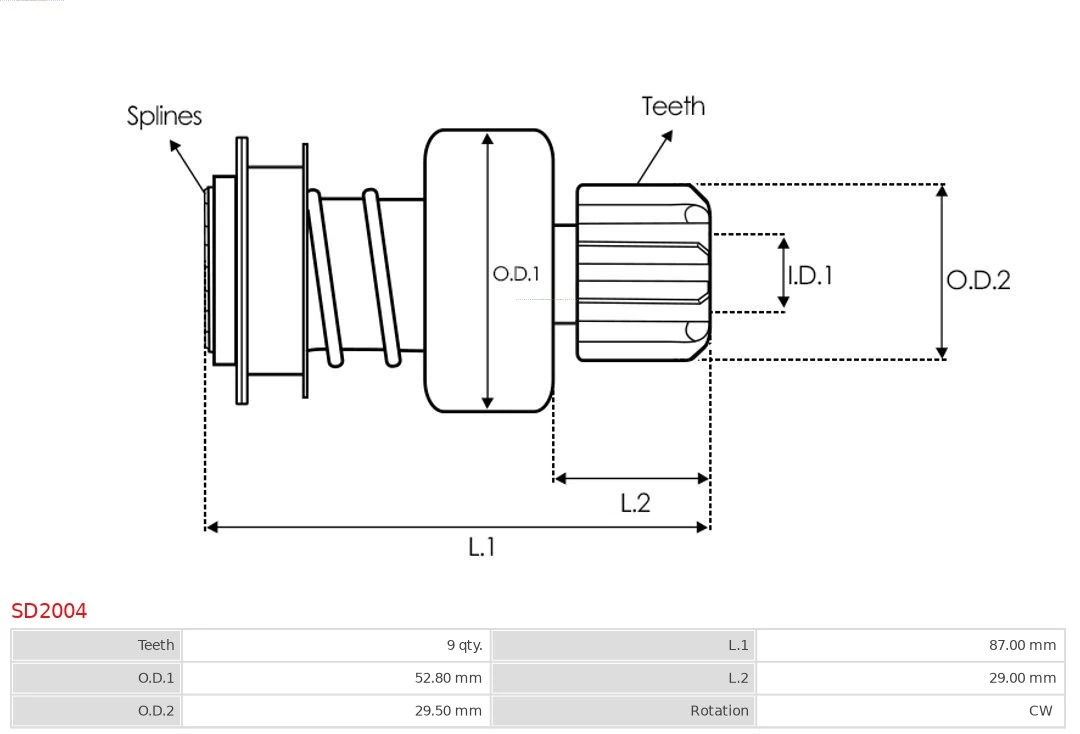 Comprar SD2004 As-pl Bendix