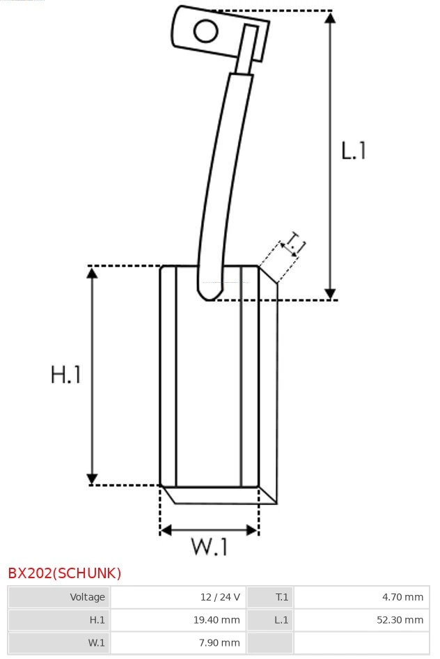 Escobillas alternador 00280944 Scania