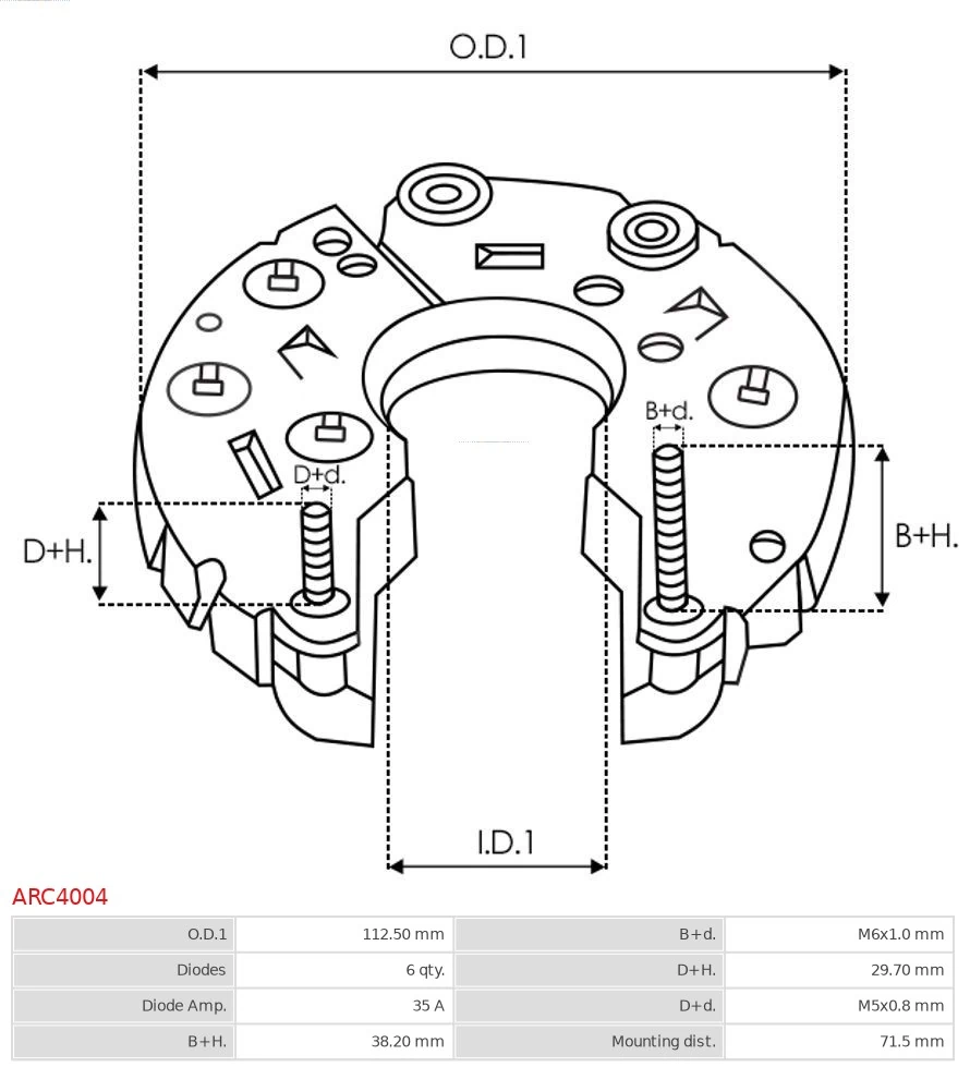 Puente rectificador del alternador Profit 71320721 precio, desde 13,52 EUR