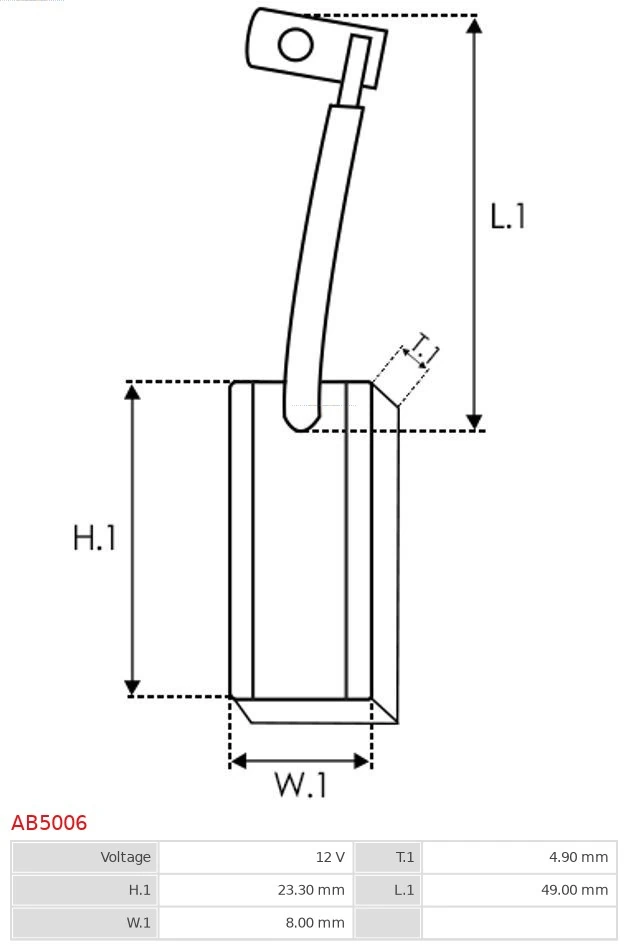 Escobillas alternador para KIA Cerato LD
