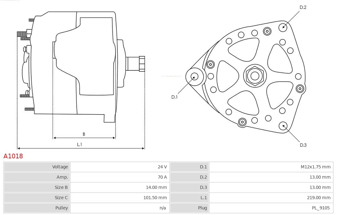 Generador As-pl A1018
