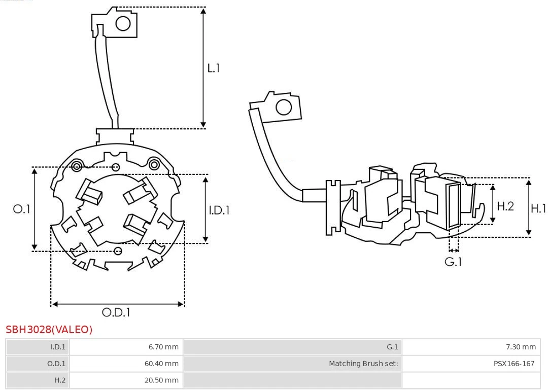 Soporte, escobillas de carbón Peugeot/Citroen 93190561 precio, desde 22,86 EUR