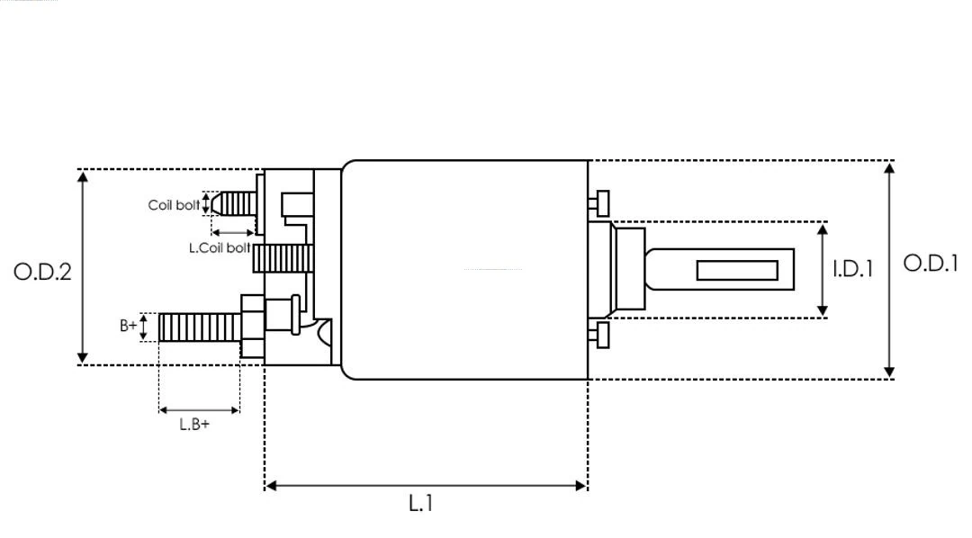 Solenoide de arranque 9241520010 Mercedes