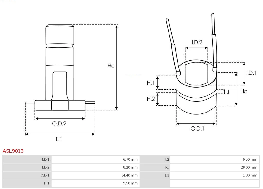 Colector de rotor de generador As-pl ASL9013 precio, desde 3,10 EUR