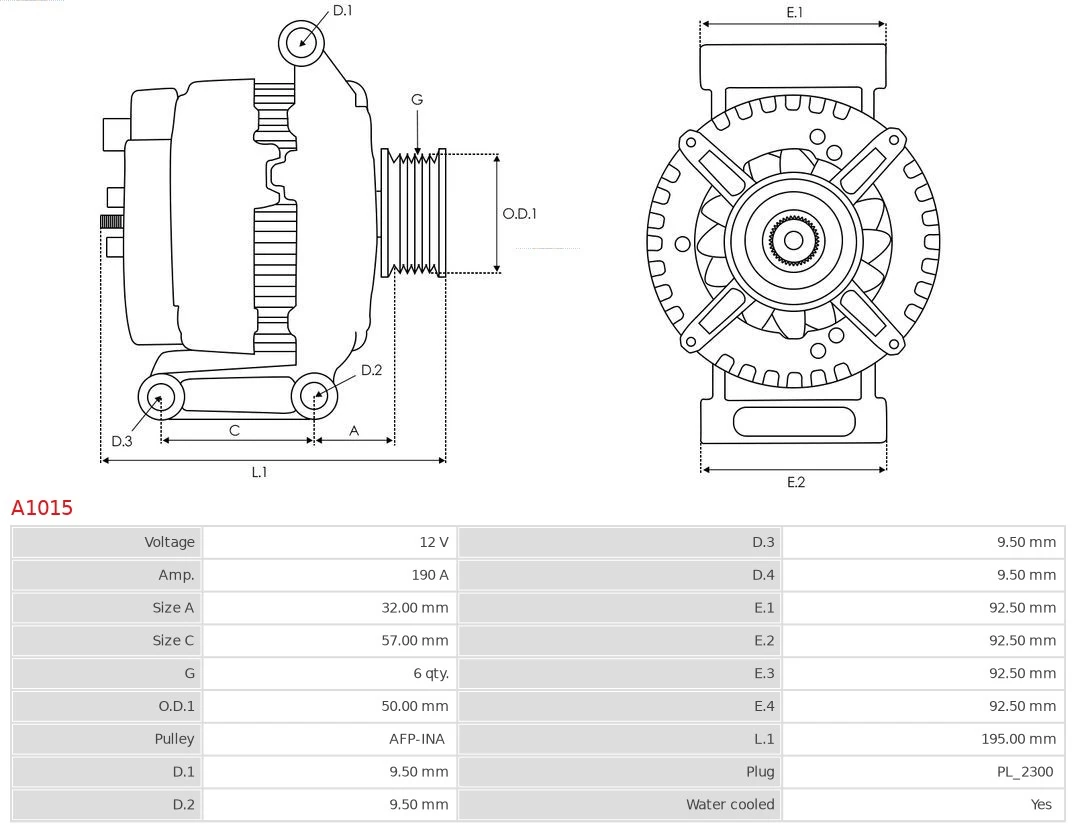 Generador As-pl A1015
