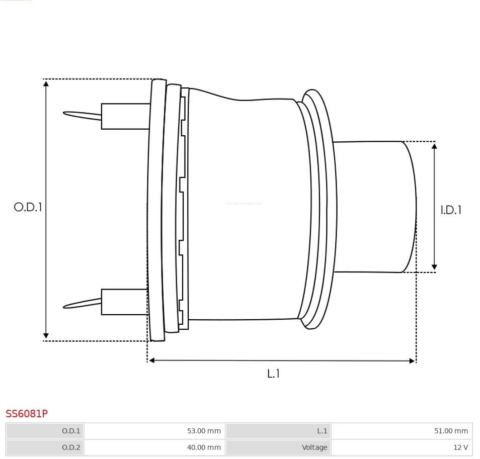 Comprar SS6081P As-pl Kit de reparación del solenoide de arranque