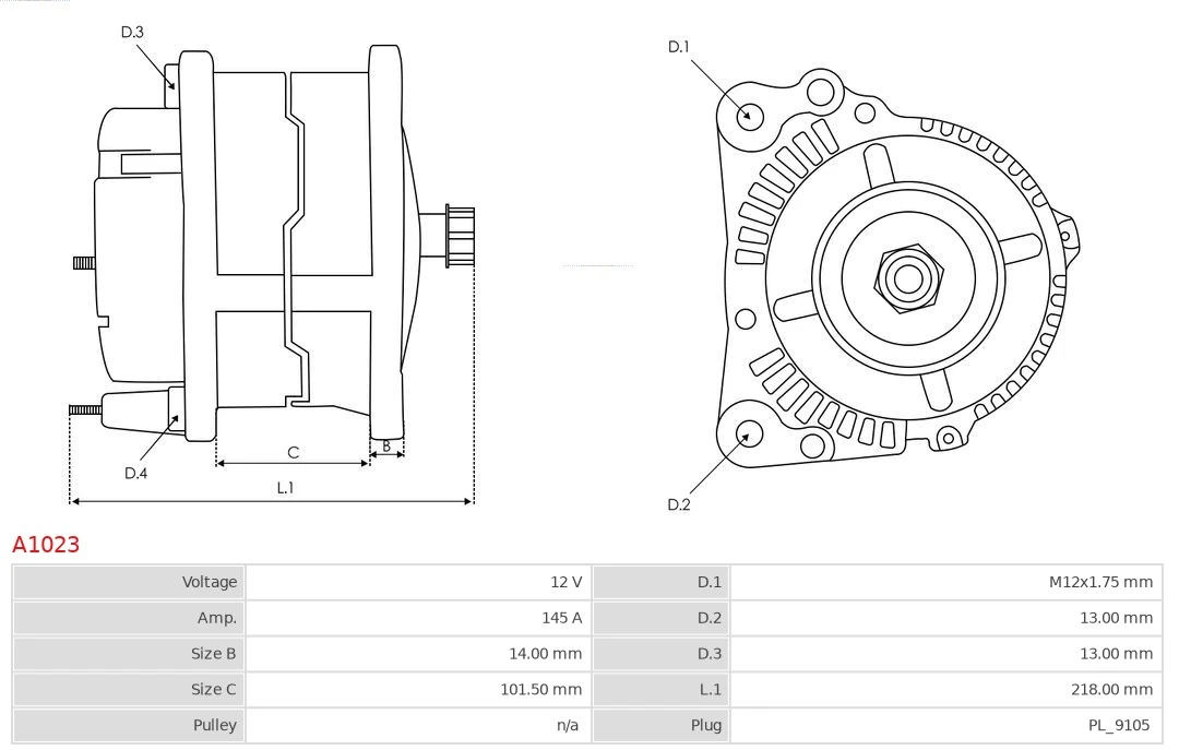 Generador As-pl A1023