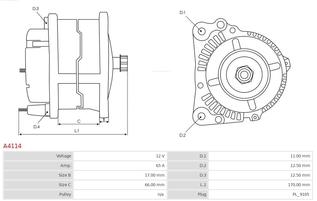 Generador As-pl A4114