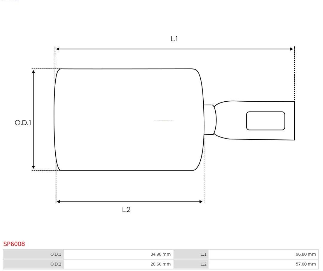66826031 WAI Kit de reparación del solenoide de arranque