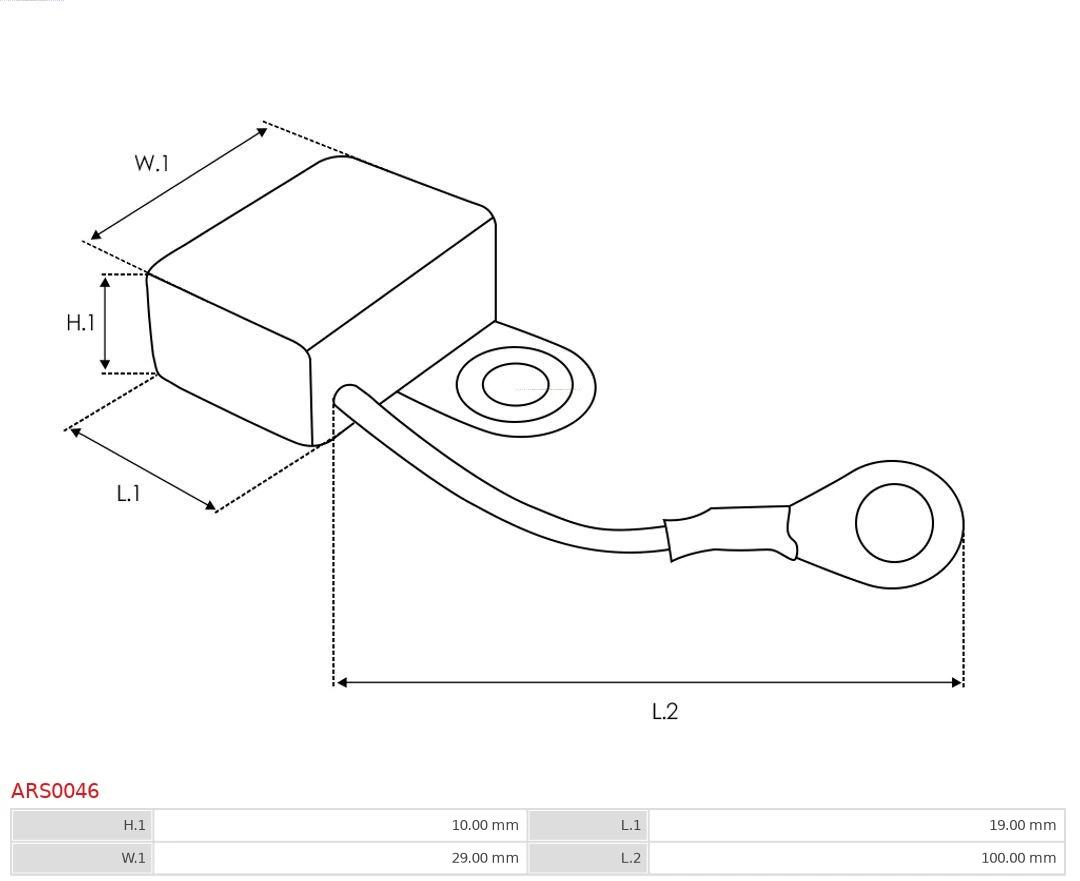 3079389R1 Case Condensador del generador
