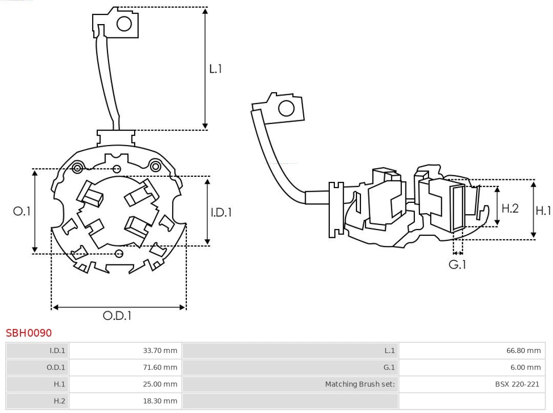 Comprar 100433815943E Bosch Portaescobillas motor de arranque