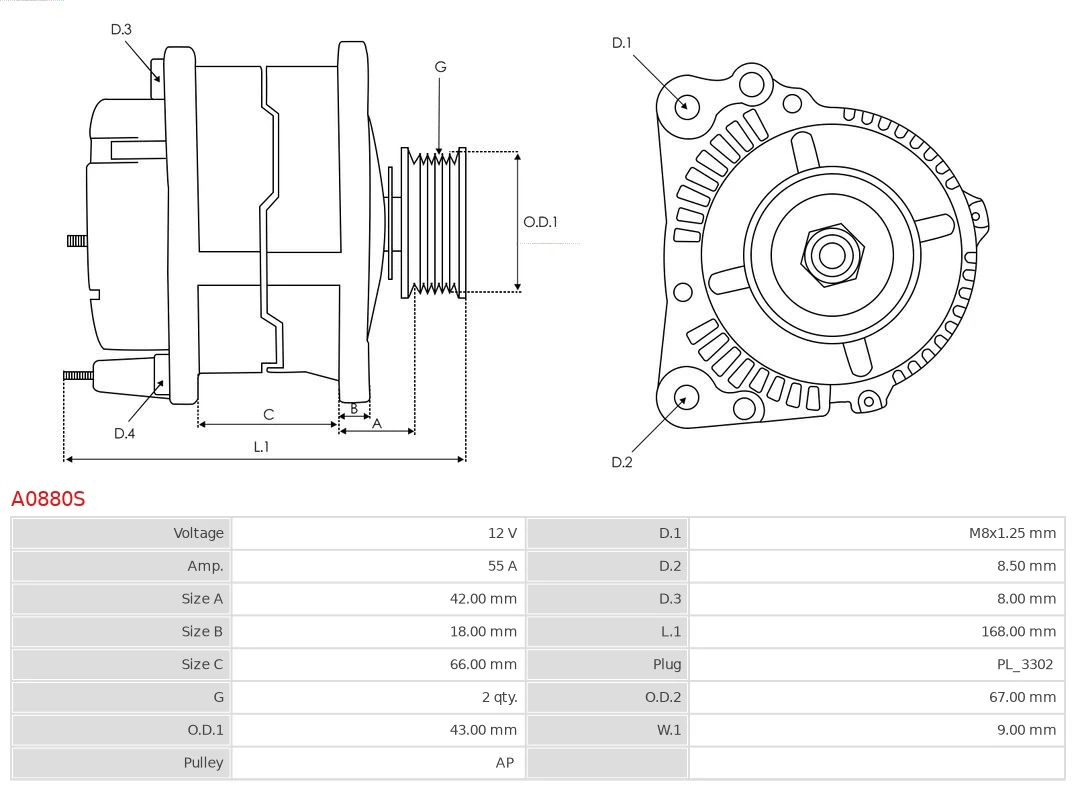 Alternador del motor Bosch 124120001 precio, desde 204,01 EUR