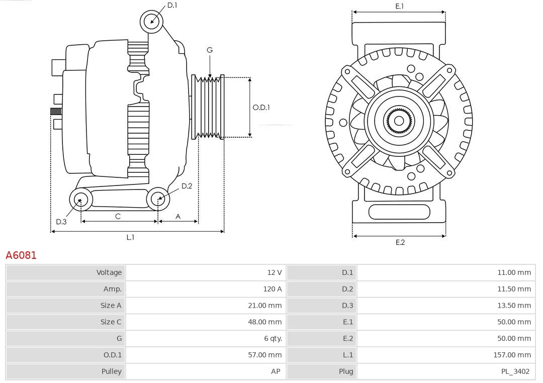 Generador As-pl A6081