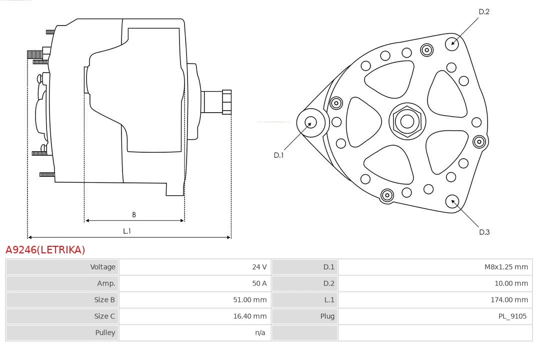 Generador John Deere SE501341