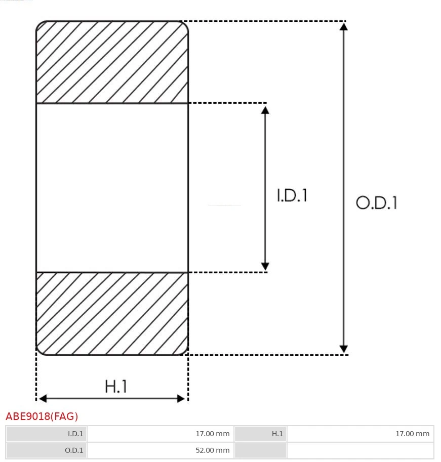 ABE9018FAG As-pl Cojinete de alternador