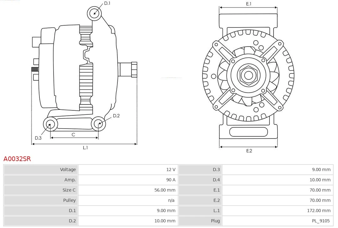 Generador As-pl A0032SR