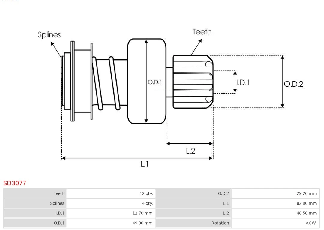 Comprar SD3077 As-pl Bendix