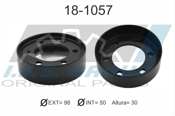 Polea de bomba de agua para Renault Clio BC57, 5357