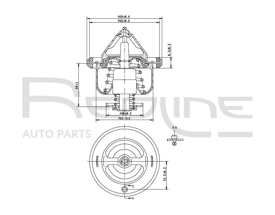 Termostato refrigerante Toyota Hiace III bus comprar en España