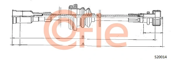 Comprar Cable velocímetro Kadett  35, 36, 45, 46