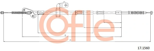 Cable de freno de mano trasero izquierdo para Toyota RAV4 XA2