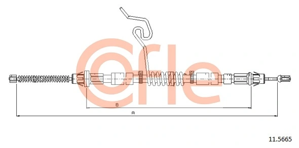 Comprar Cable de freno de mano trasero derecho/izquierdo Ford Transit VI V347/8