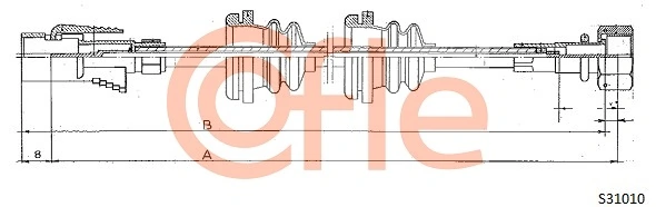 Comprar Cable del velocímetro Volkswagen Polo II 86C a bajo precio