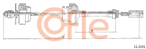 Cable embrague Citroen C15  (VD)
